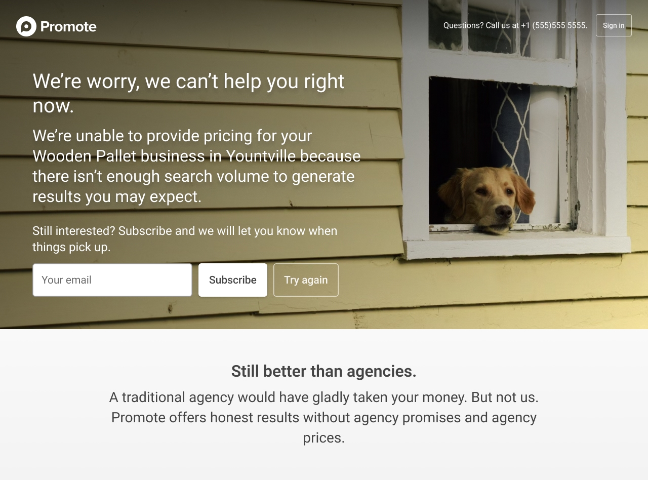 Radical honesty as a key differentiator.